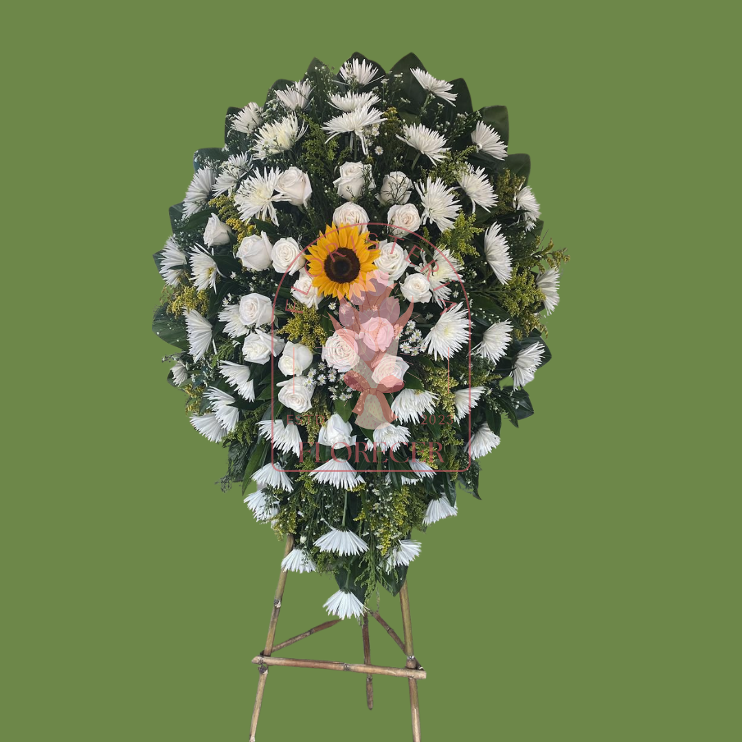 Corona Fúnebre 13 | Floristería en Cali | Florecer
