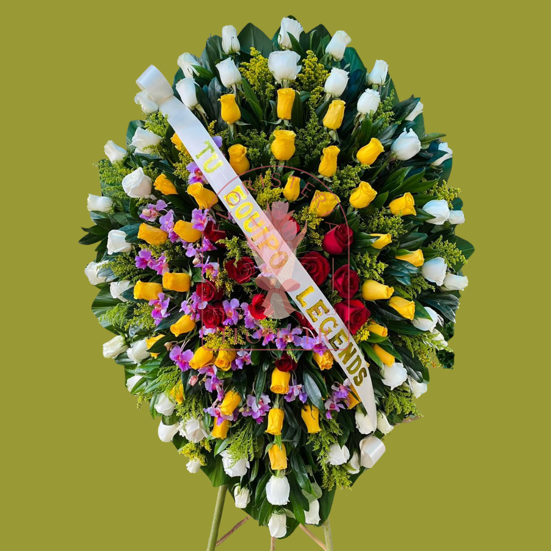 Corona Fúnebre 15 | Floristería en Cali | Florecer