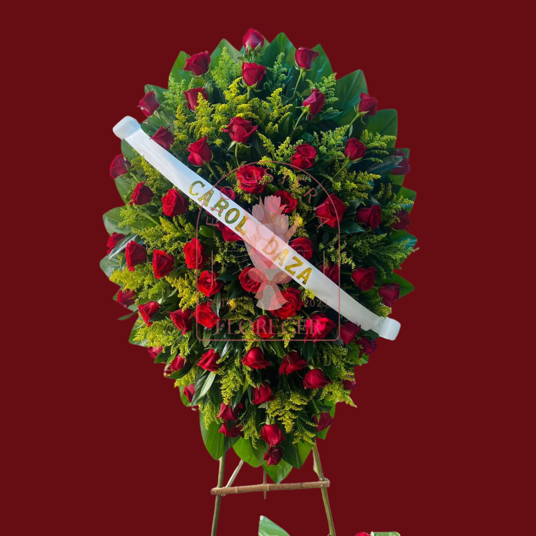 Corona Fúnebre 17 | Floristería en Cali | Florecer