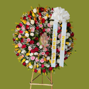 Corona Fúnebre 19 | Floristería en Cali | Florecer