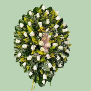 Corona Fúnebre 4 | Floristería en Cali | Florecer