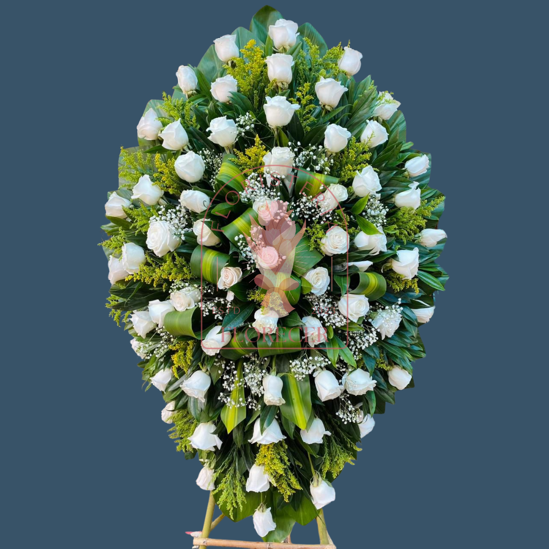 Corona Fúnebre 41 | Floristería en Cali | Florecer