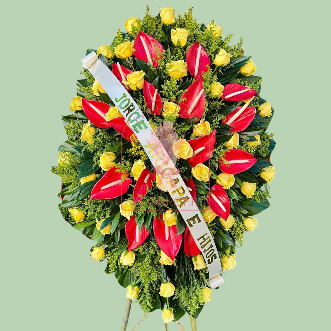 Corona Fúnebre 45 | Floristería en Cali | Florecer