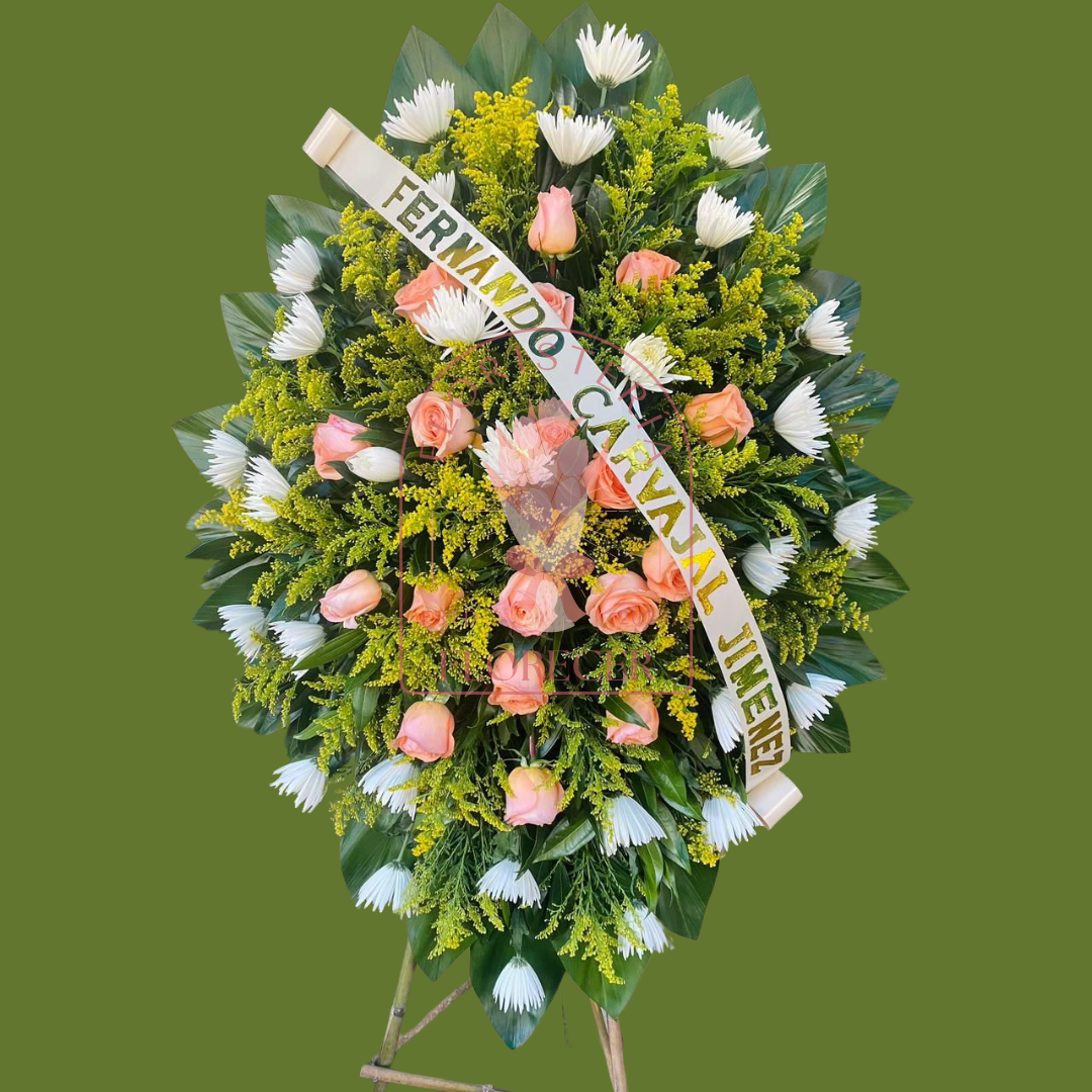 Corona Fúnebre 7 | Floristería en Cali | Florecer