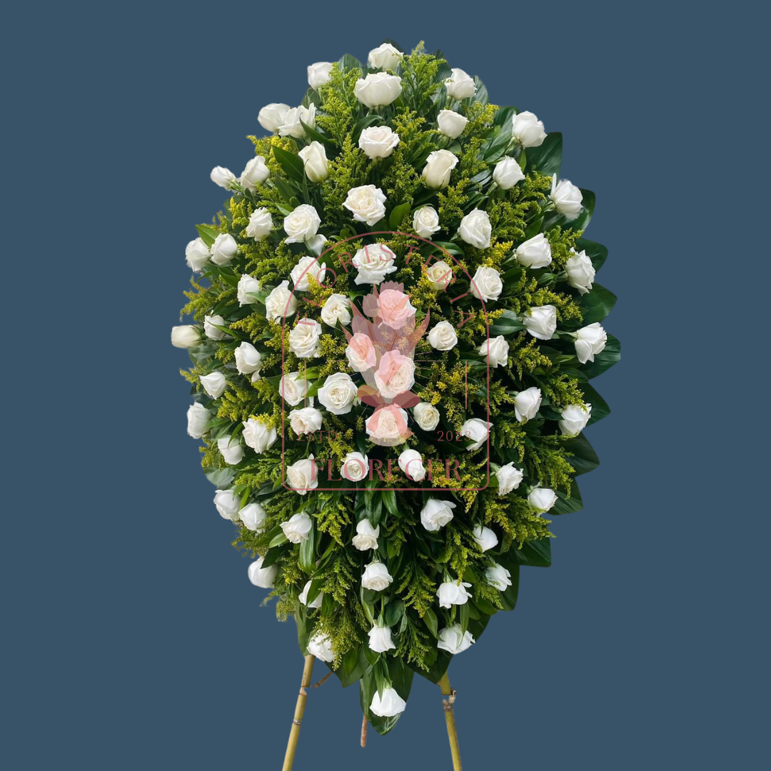 Corona Fúnebre 8 | Floristería en Cali | Florecer