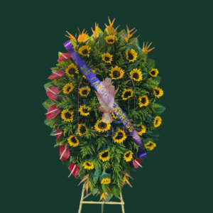 Corona Fúnebre 9 | Floristería en Cali | Florecer