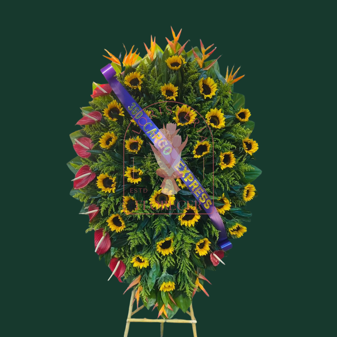 Corona Fúnebre 9 | Floristería en Cali | Florecer